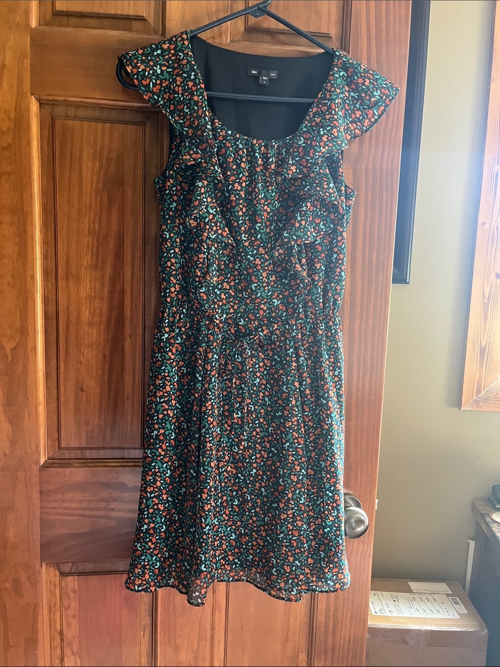 GAP Floral Ruffle Dress